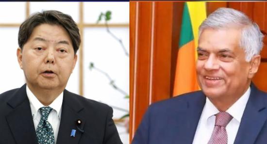 Visiting Japan Foreign Minister meets President RW
